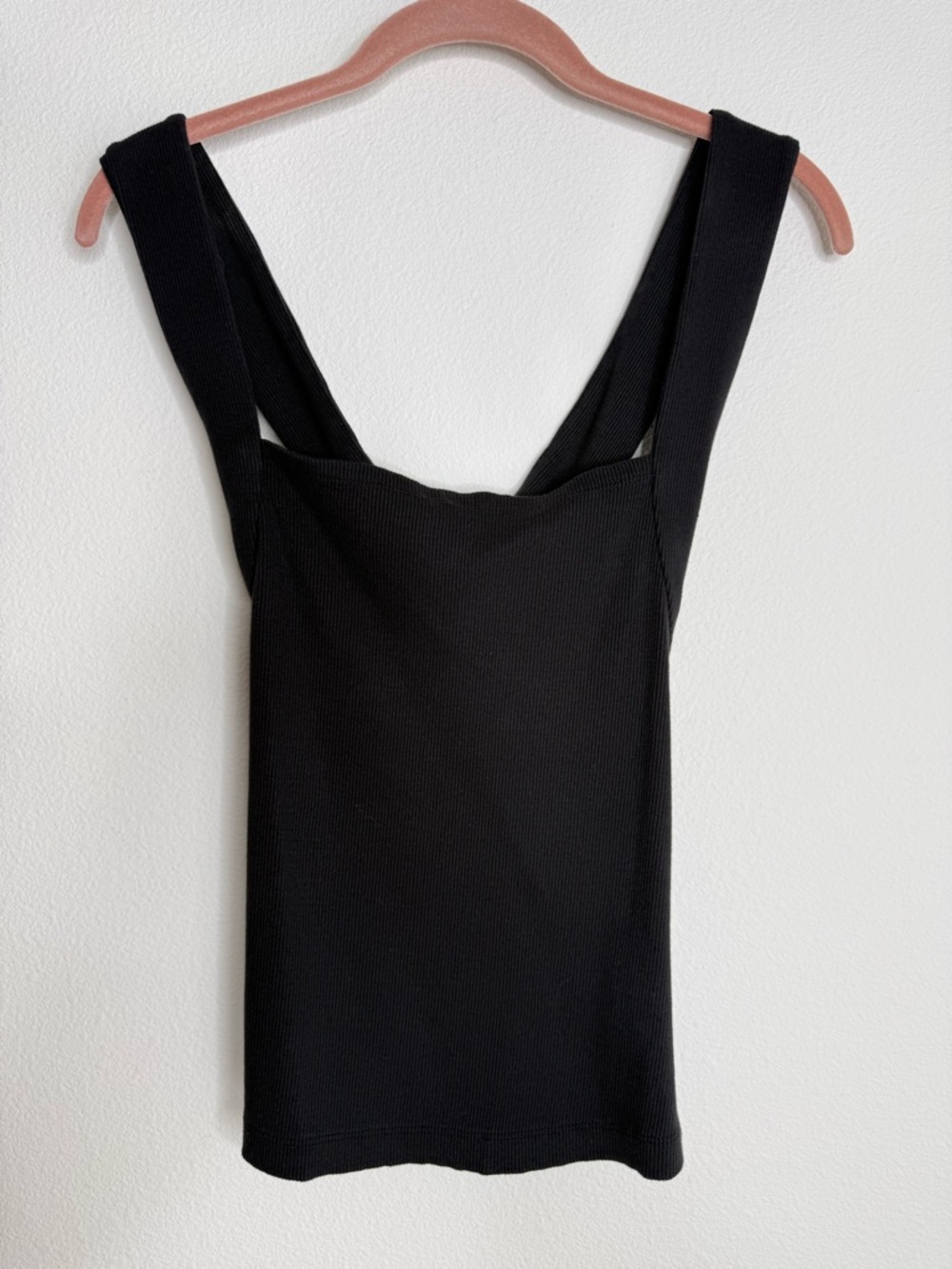 Anthropologie Square-Neck Halter Tank Black Sz Medium NWt - Picture 7 of 16